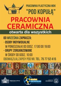 Pracownia ceramiczna otwarta dla wszystkich!