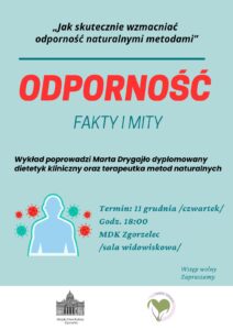 Jak skutecznie wzmacniać odporność – wykład Marty Drygajło