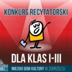 Konkurs recytatorski klas I-III